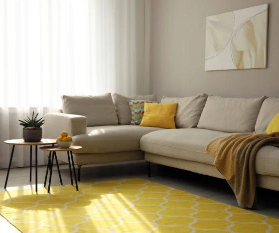 Grey and Yellow Living Room - Stress Free Paint and Remodel - Stress Free Paint and Remodel Grey and Yellow Living Room
